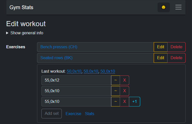 GymStats